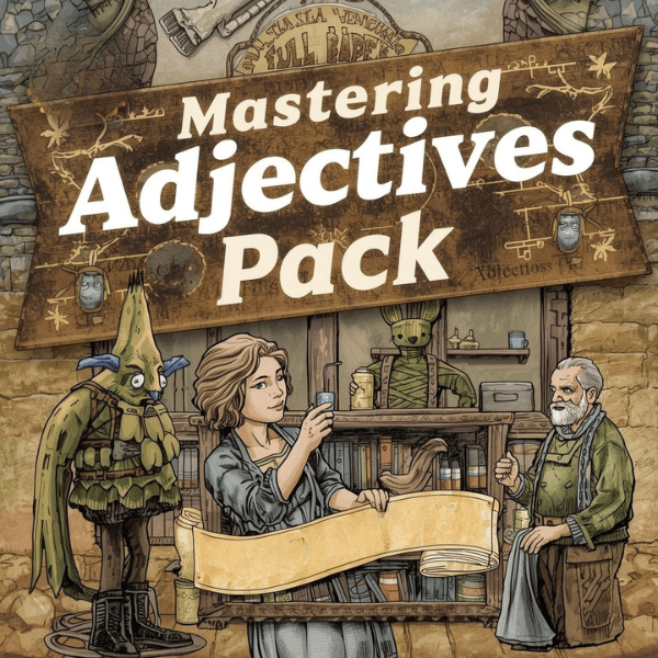 Mastering Adjectives Exercise Pack
