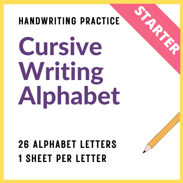Cursive Writing Alphabet Pack